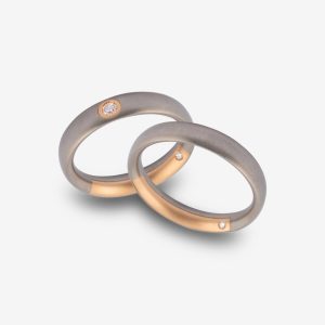 FEDE IN TITANIO E ORO MOD. 2102TC/2102TB